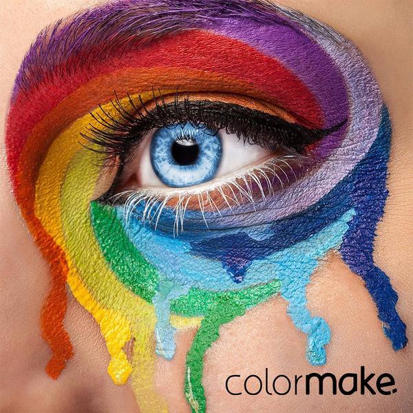 Imagem de Kit Festa Carnaval Torre Tinta Cremosa Vegano Colormake 0516 Pride Maquiagem Artística Facial Corporal 6 Cores 4g Cada