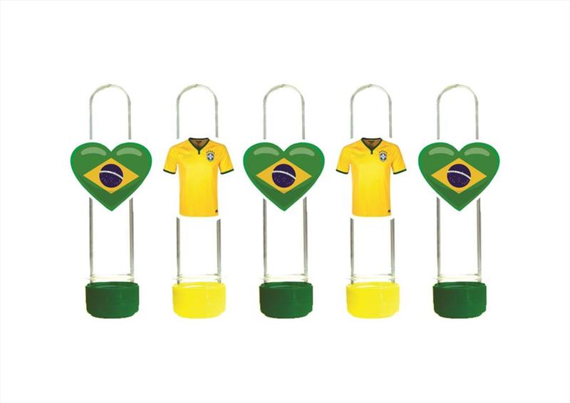 Imagem de Kit Festa Copa Seleção Brasil 173 peças (20 pessoas) marmita vso