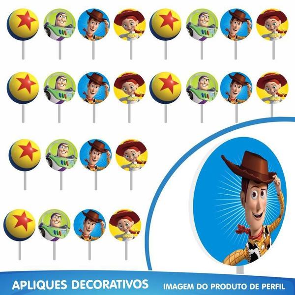 Imagem de Kit Festa Decoração Infantil Toy Story Enfeites E Toppers