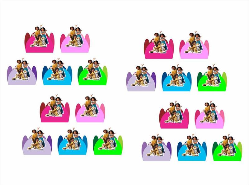 Kit Festa Encanto Colorido 155 peças (20 pessoas) - Produto artesanal Imagem de Kit Festa Encanto Colorido 155 peças (20 pessoas)
