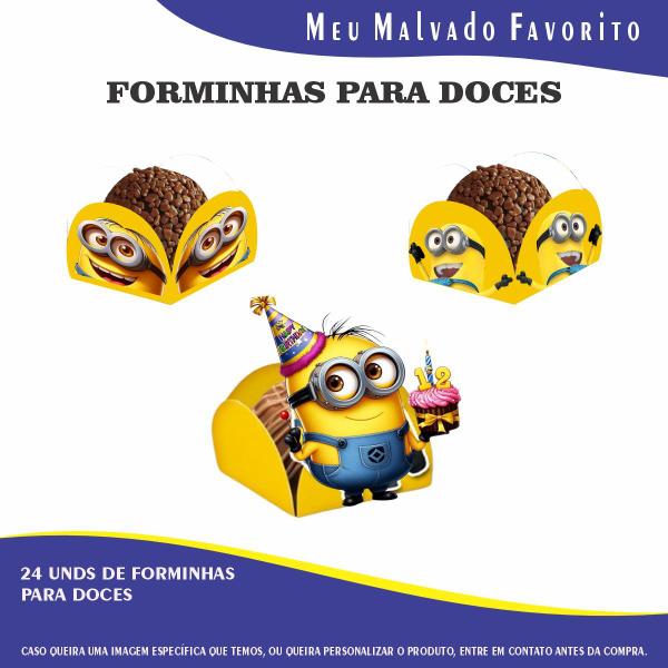 Imagem de Kit Festa Fácil Decoração -Meu Malvado Favorito - 64 peças