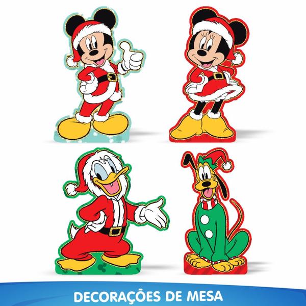 Imagem de Kit Festa Fácil Disney Mickey Natal Decoração De Festa Aniversário Completo