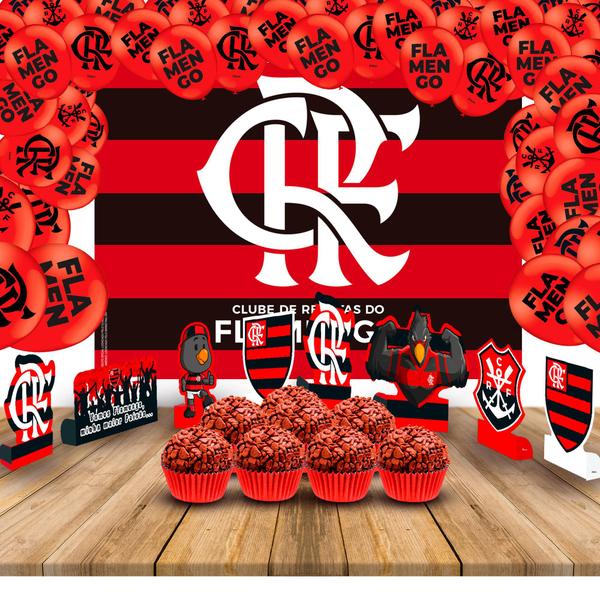 Imagem de Kit festa Flamengo Decoração 134pçs Aniversário completo