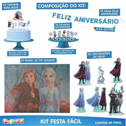 Imagem de Kit Festa Frozen Piffer: Decoração Encantadora e Licenciada pela Disney para Aniversários Infantis