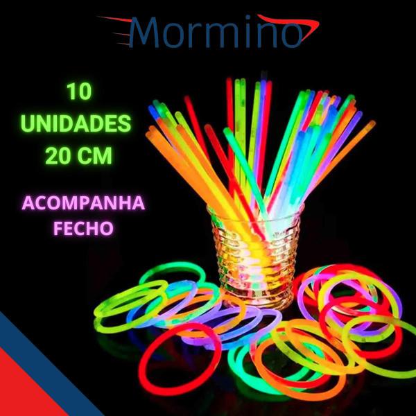 Imagem de Kit Festa Globo Colorido Rgb Usb Mp3 Led e Lâmpada NEON Com 10 Pulseiras