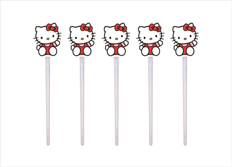 Imagem de Kit Festa Hello Kitty rosa 105 peças (10 pessoas)