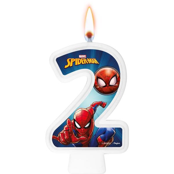 Imagem de Kit festa Homem Aranha 52 pçs decoração aniversário vela 2