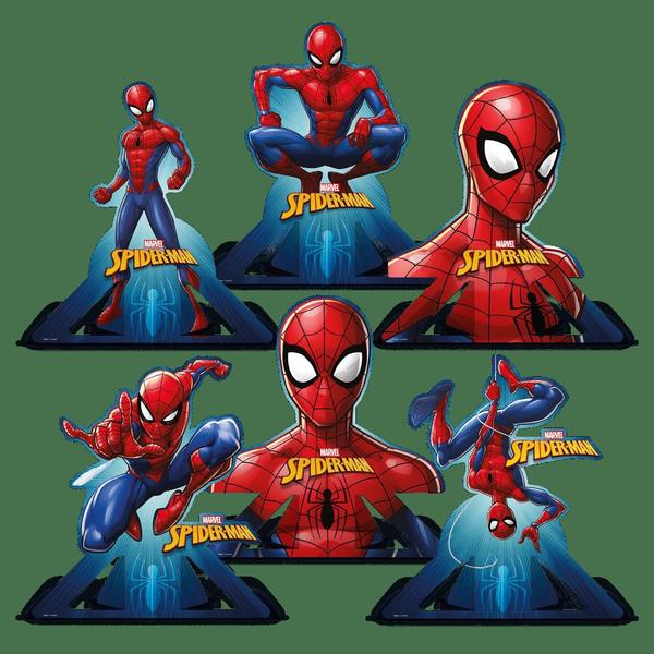 Imagem de Kit Festa Homem Aranha Decoração Ani Painel Gigante +Display