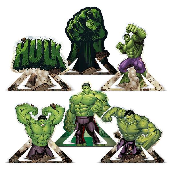 Imagem de Kit Festa Hulk Decoração Aniversário Painel Gigante +Display