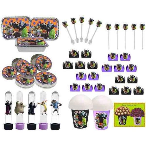 Kit Festa Infantil Hotel Transilvânia 106 Peças (10 pessoas) - Produto artesanal Imagem de Kit Festa Infantil Hotel Transilvânia 106 Peças (10 pessoas)