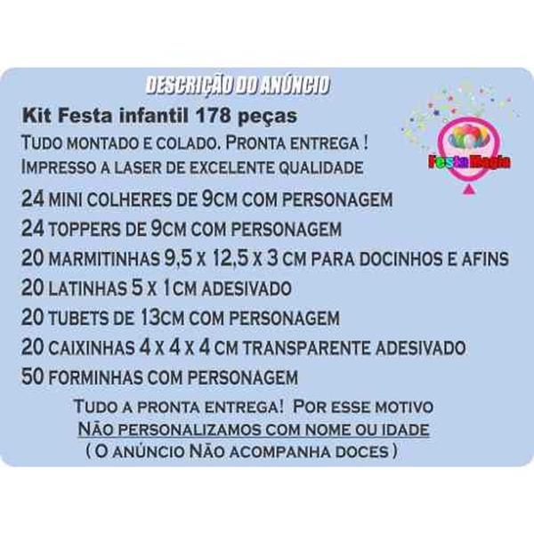 Imagem de Kit Festa Infantil Looney Tunes Baby 178 Pças