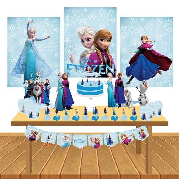 Imagem de kit Festa Infantil Menina Frozen Lembrancinha Decoração