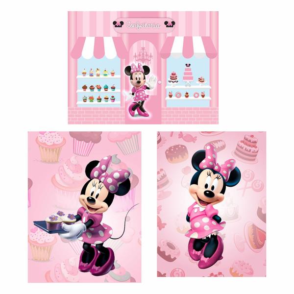 Imagem de Kit Festa Infantil Menina Minnie Confeiteira Lembrancinha Decoração