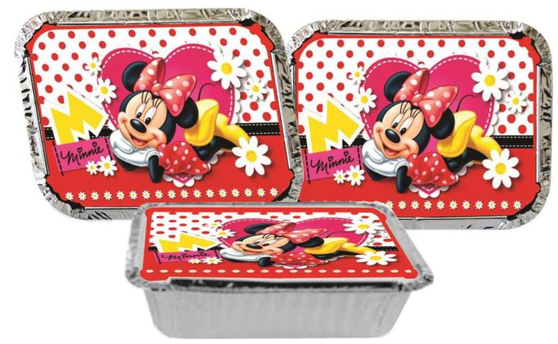 Imagem de Kit Festa Infantil Minnie Vermelha 160 Peças