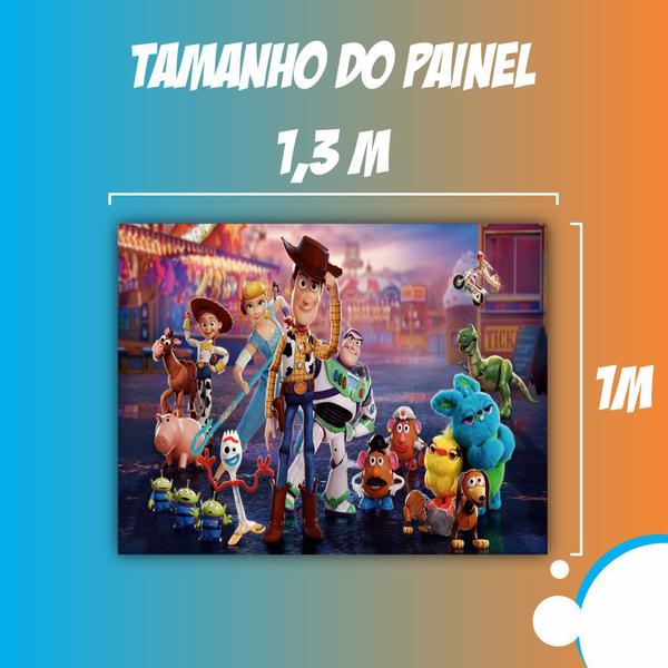 Imagem de Kit Festa Infantil Painel + Displays Toy Story