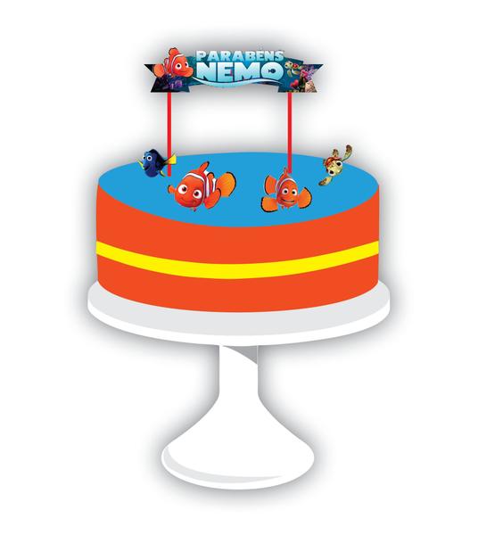 Kit Festa Infantil Procurando Nemo Decoração Lembrancinha - Cg Mimo Kids Imagem de Kit Festa Infantil Procurando Nemo Decoração Lembrancinha