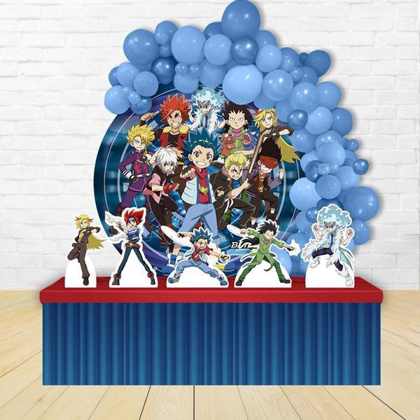 Imagem de KIT FESTA KIT FESTA PAINEL REDONDO Decoração Beyblade Burst