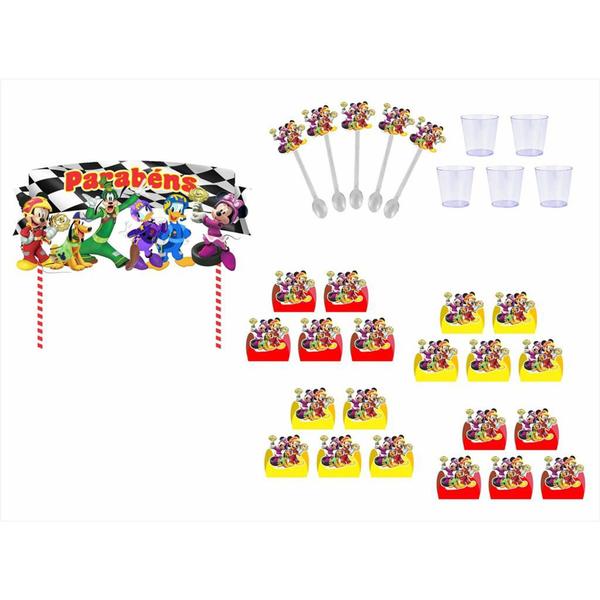 Imagem de Kit festa Mickey Aventura Sobre Rodas  61 peças