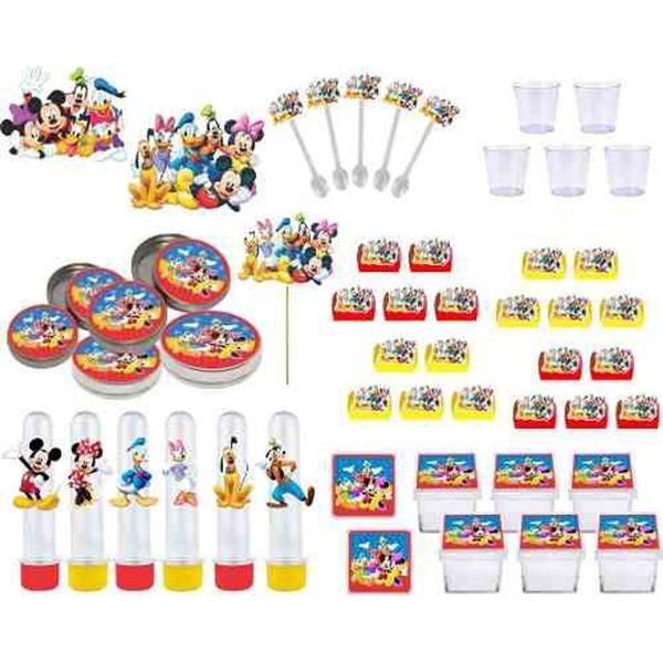 Imagem de Kit Festa Mickey E Sua Turma 103 Peças (10 pessoas)