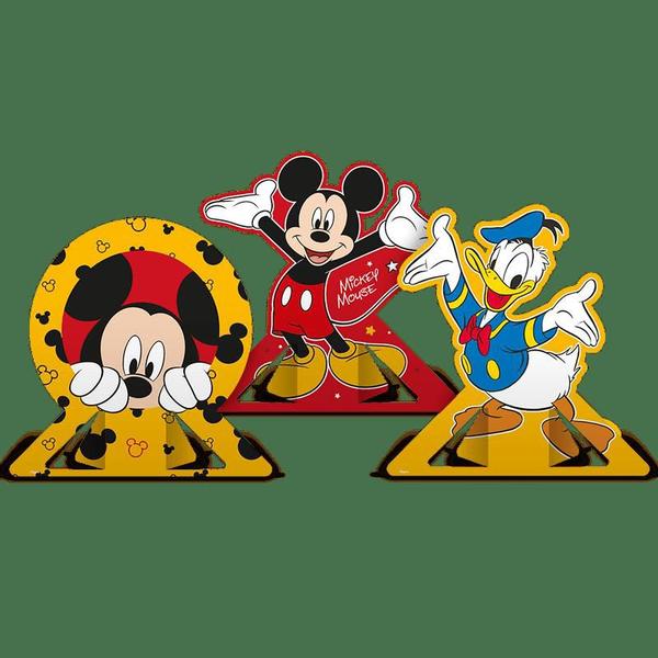 Imagem de Kit Festa Mickey Mouse Decoração Painel Gigante + 6 Display