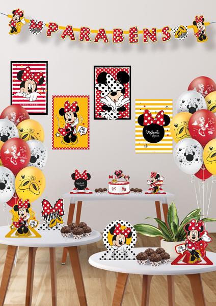 Imagem de Kit festa  minnie mouse  decoração pronta  137 itens