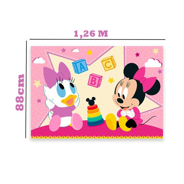 Kit Festa Minnie Rosa Decoração Painel 1,26m GG + 6 Display - Regina festa Imagem de Kit Festa Minnie Rosa Decoração Painel 1,26m GG + 6 Display