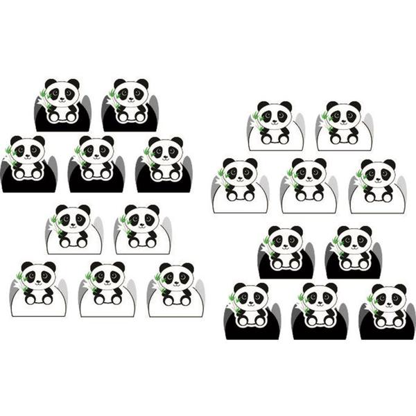 Imagem de Kit Festa Panda (preto E Branco) 292 Peças (30 pessoas)