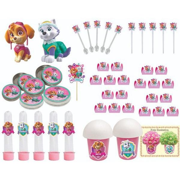 Kit Festa Patrulha Canina (skye E Everest) 99 Peças (10 pessoas) - Produto artesanal Imagem de Kit Festa Patrulha Canina (skye E Everest) 99 Peças (10 pessoas)