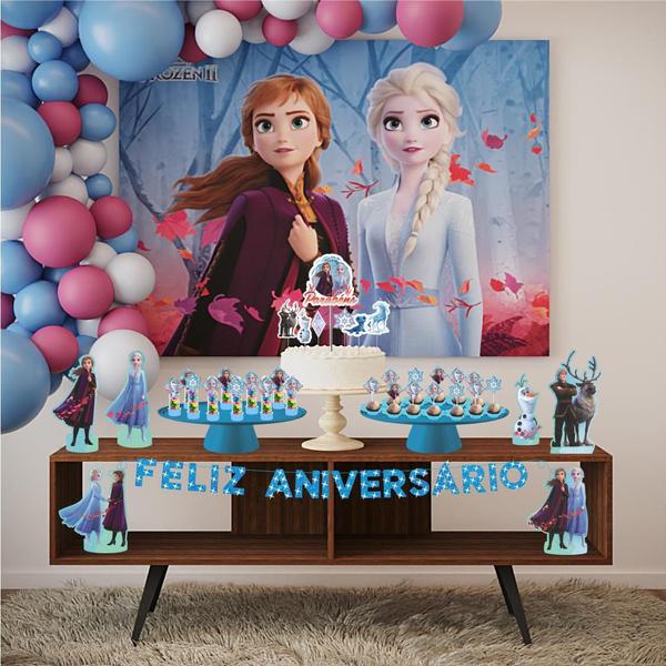 Imagem de Kit Festa Pronta Decoração Frozen 2 - 39 unid