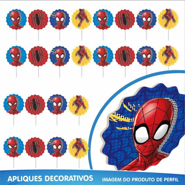 Imagem de Kit Festa Pronta Decoração Homem Aranha - 39 unid