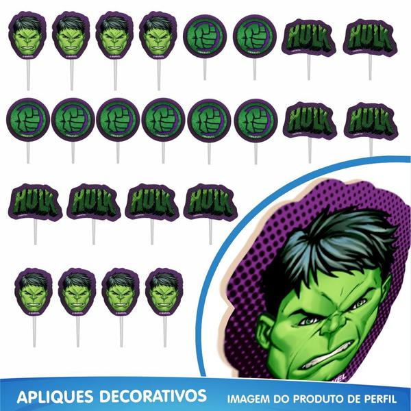 Imagem de Kit Festa Pronta Decoração Hulk Vingadores - 39 unid