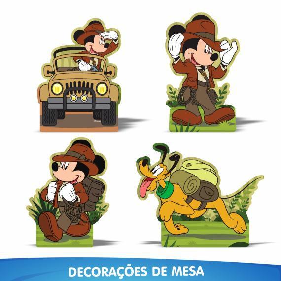 Imagem de Kit Festa Pronta Decoração Mickey Safari Disney - 40 unid