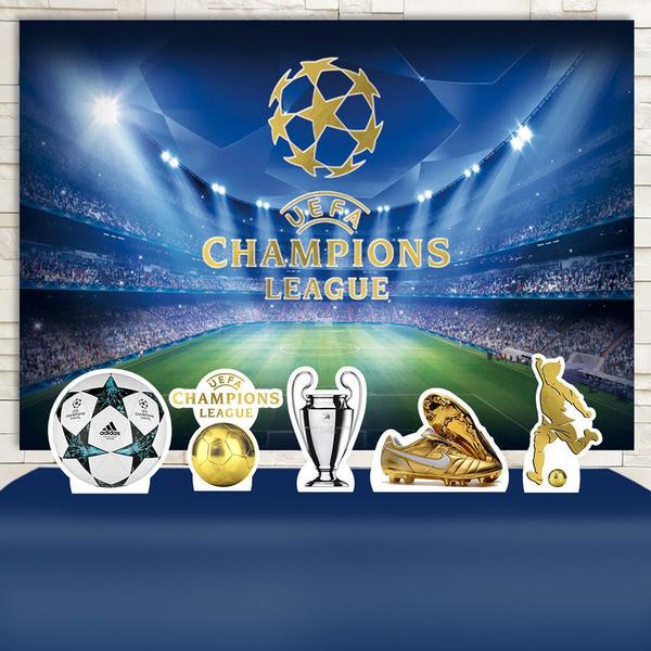 Imagem de Kit Festa Rubi Champions League UEFA - IMPAKTO VISUAL