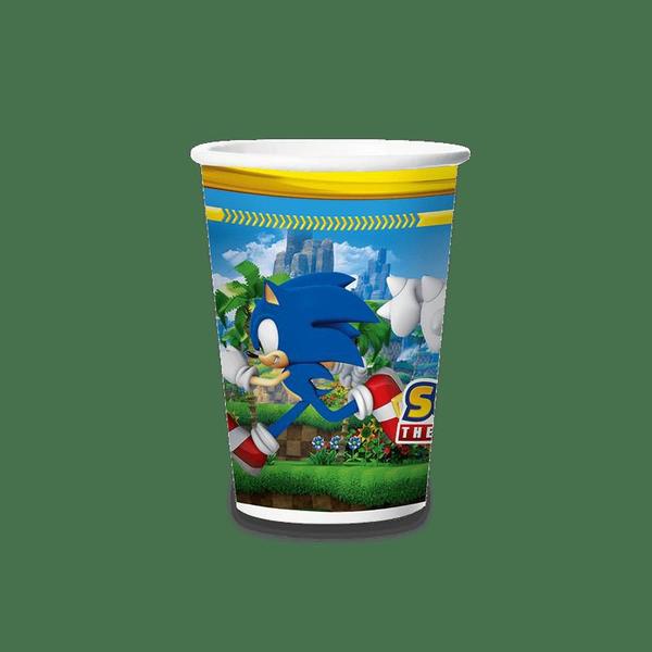 Kit festa Sonic Decoração Aniversário 12 Copos +50 Forminhas - Regina festa Imagem de Kit festa Sonic Decoração Aniversário 12 Copos +50 Forminhas