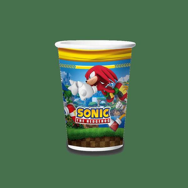 Kit festa Sonic Decoração Aniversário 12 Copos +50 Forminhas - Regina festa Imagem de Kit festa Sonic Decoração Aniversário 12 Copos +50 Forminhas