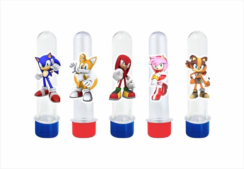 Imagem de Kit festa Sonic e sua Turma 191 peças (20 pessoas)