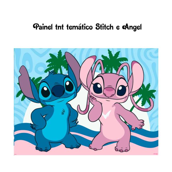 Imagem de Kit festa Stitch Decoração Completa Painel TNT + 25 Balão