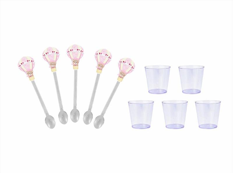 Kit Festa Ursinha Baloeira 255 peças (30 pessoas) - Produto artesanal Imagem de Kit Festa Ursinha Baloeira 255 peças (30 pessoas)