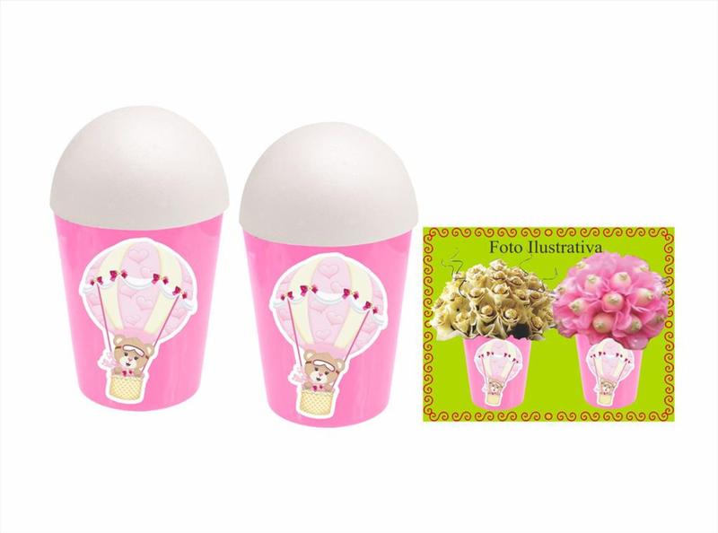 Kit Festa Ursinha Baloeira 255 peças (30 pessoas) - Produto artesanal Imagem de Kit Festa Ursinha Baloeira 255 peças (30 pessoas)