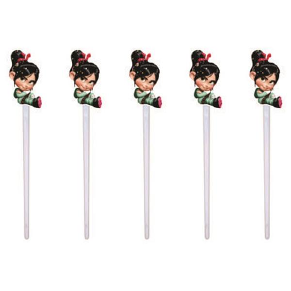 Imagem de Kit festa Vanellope (Detona Ralph) 107 peças (10 pessoas)