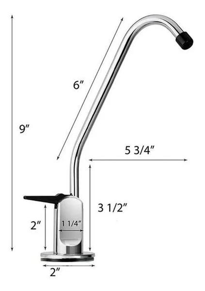 Imagem de Kit Filtro De Agua E Torneira Tipo Faucet Para Bancada Mesa