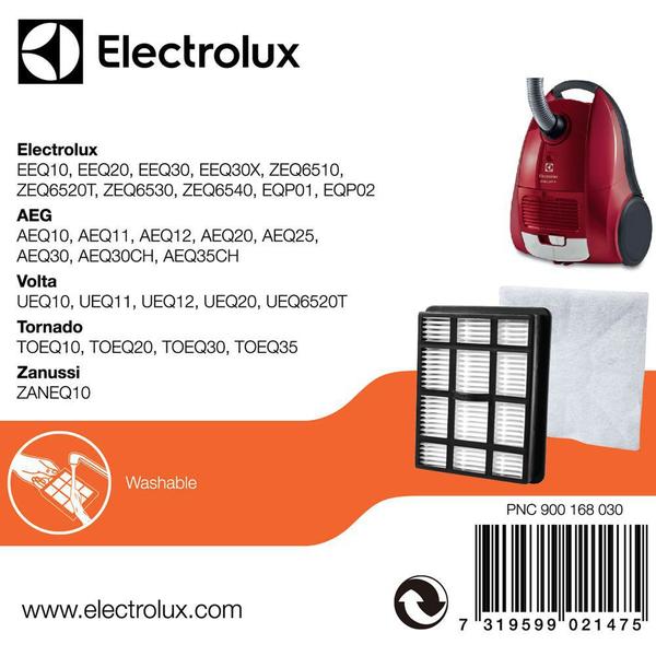 Imagem de Kit Filtro Hepa Original para Aspirador de Pó Electrolux Equipt - EF147A