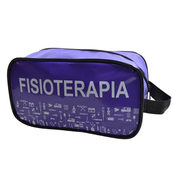 Imagem de Kit Fisioterapia Necessaire Estampada Goniometro Martelo Buck Fita Imc Pa Med