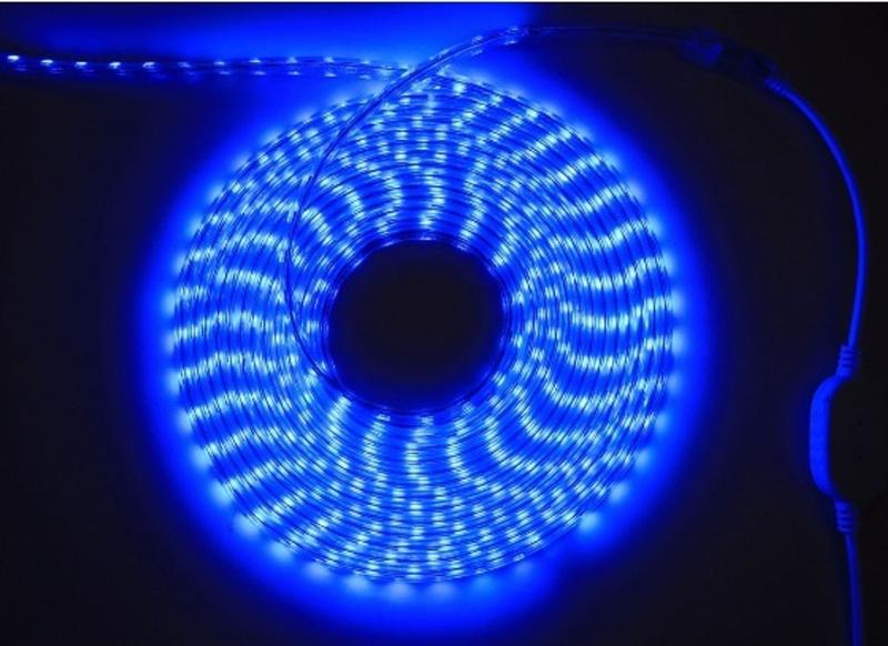 Imagem de kit Fita Led AZUL + Conector Para Ligação 110v