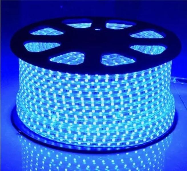 Imagem de kit Fita Led AZUL + Conector Para Ligação 110v