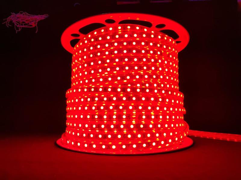 Imagem de kit Fita Led VERMELHO + Conector Para Ligação 110v