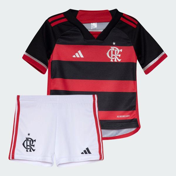 Imagem de Kit Flamengo Infantil I 24/25 s/n Torcedor Adidas