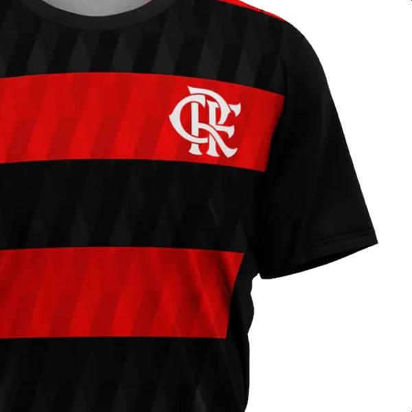 Imagem de Kit Flamengo Mini Craque Infantil Preto E Vermelho