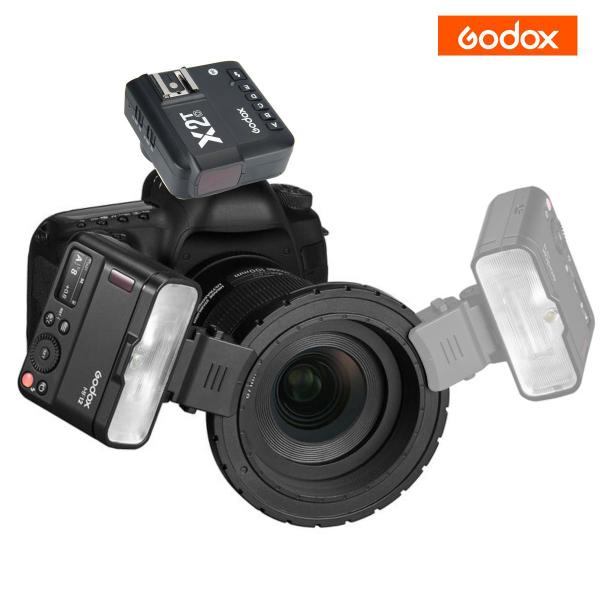 Imagem de Kit Flash Macro Godox Mf12 Ttl Com Rádio Flash X2 Para Câmeras Nikon