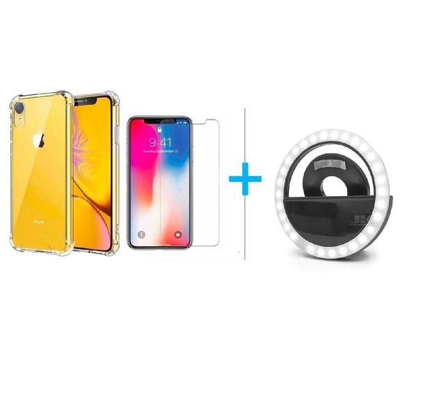 Kit Flash Selfie íPhone XR + Pelicula De Vidro + Capa - Apple